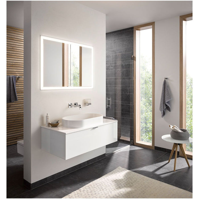 Emco Prime Facelift Spiegelschrank, 2 Türen Wandeinbau, silber eloxiert (949706193)